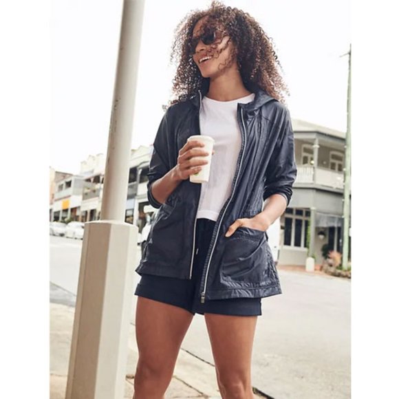 Athleta Jackets & Blazers - Athleta Passport Jacket Navy Blue Anorak NWOT